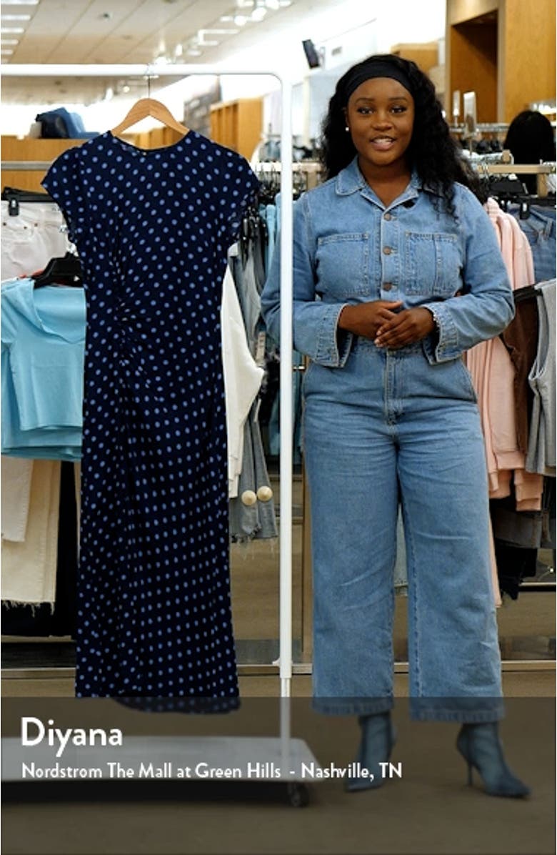 Frasier Polka Dot Midi Dress, sales video thumbnail