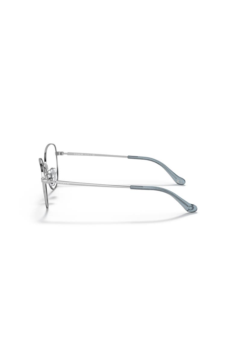 COACH 51mm Cat Eye optical glasses, Alternate, color, Silver