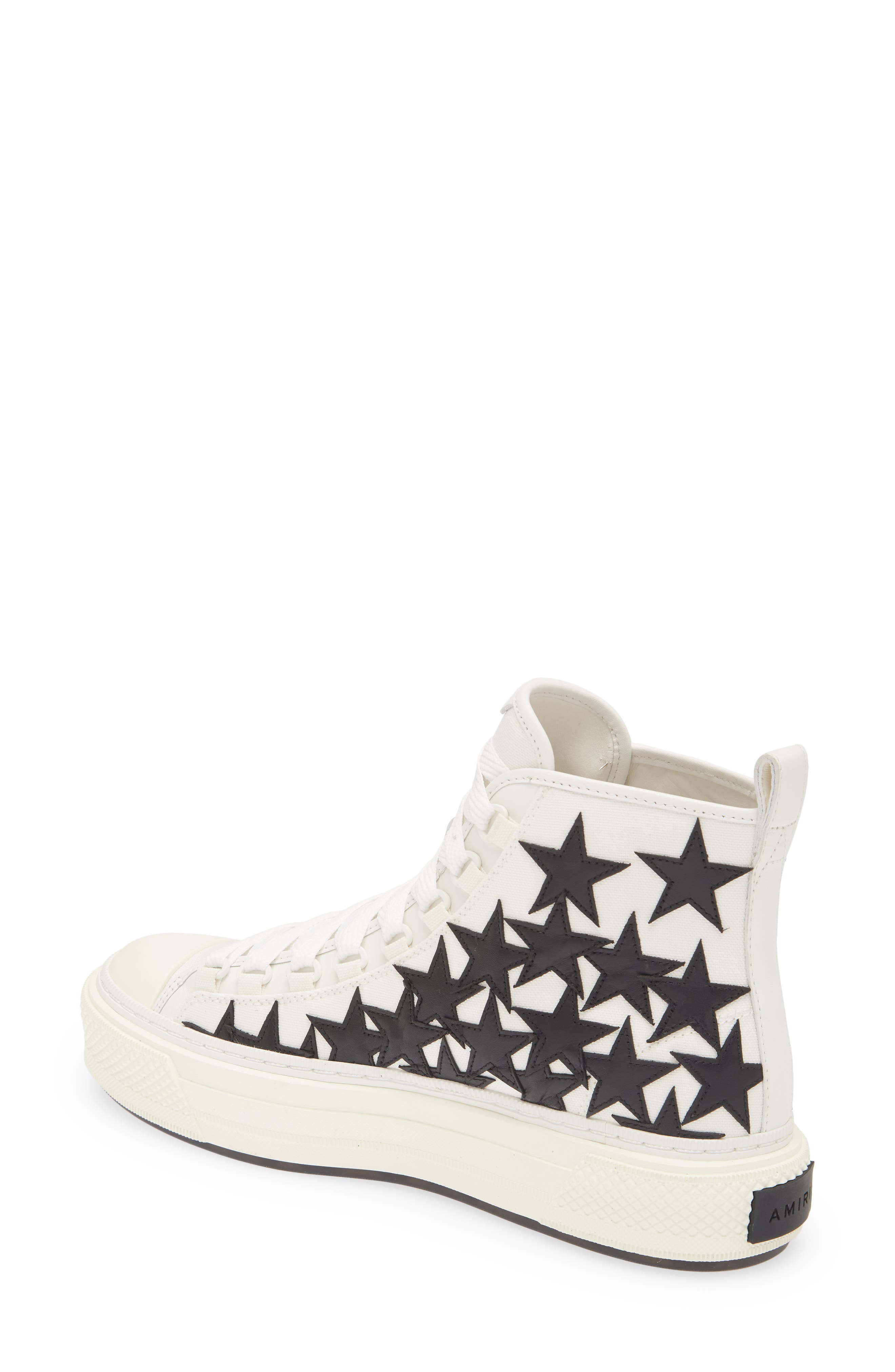 AMIRI Stars Court High Top Sneaker, Alternate, color, 