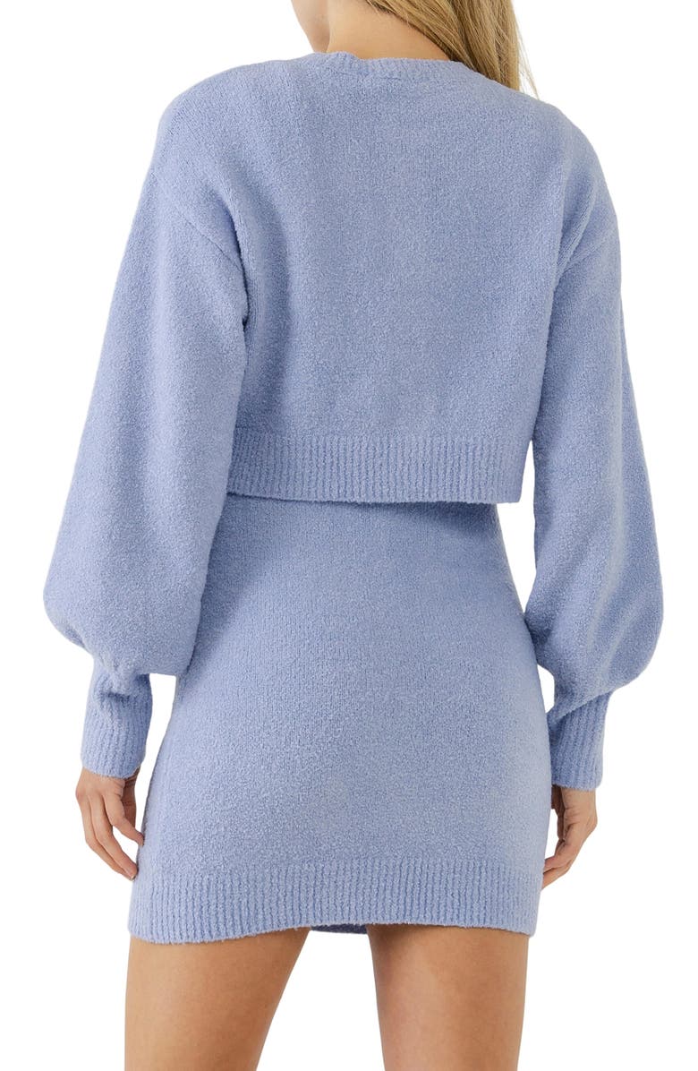 Endless Rose Puff Sleeve Cardigan, Alternate, color,