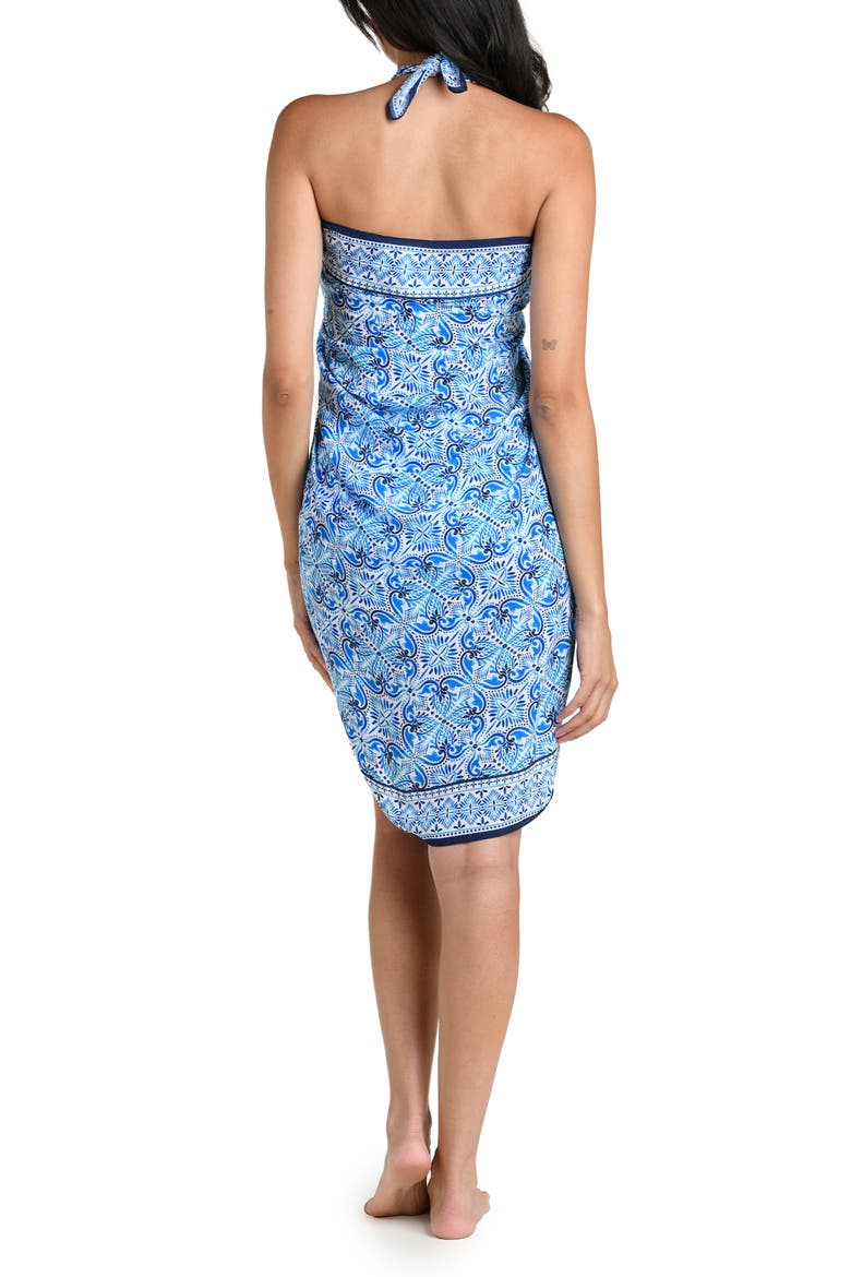 Costa Azul Cover-Up Sarong, Alternate, color, BLUE