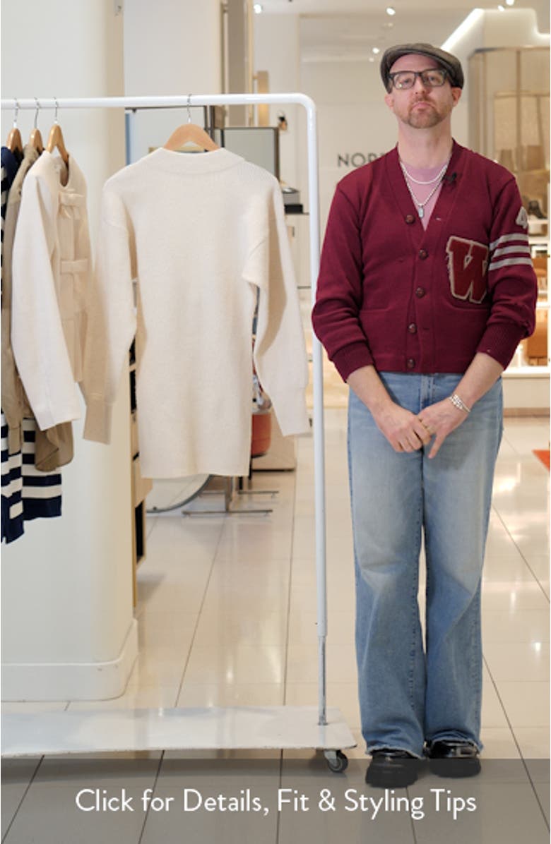 Long Sleeve Rib Knit Minidress, sales video thumbnail