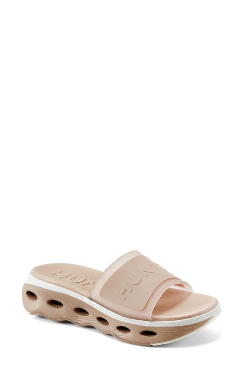 ★HUNTER★ WOMEN Travel Flow Sandals Coral UFF7103MSHCOR Hunter US-9 UK-7 (Free People) Bloom Marble Strap Sandal