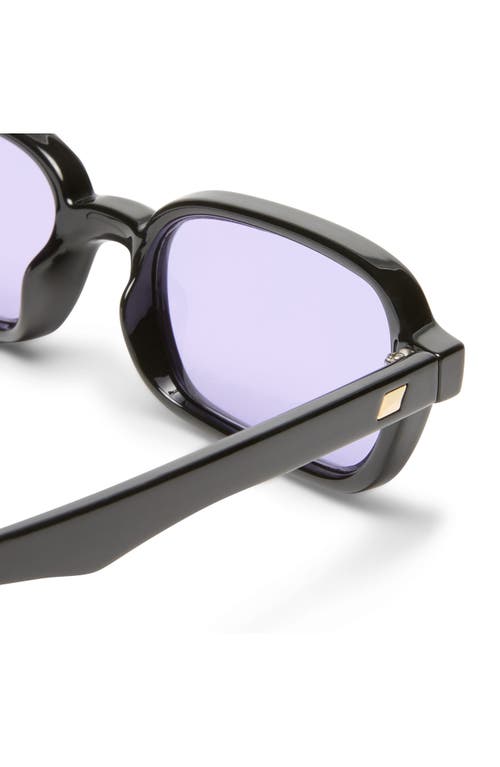 Le Specs Pilferer In Black/lilac Tint