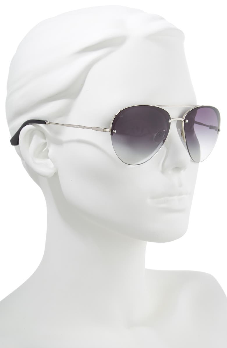 Privé Revaux The Warrior 60mm Aviator Sunglasses, Alternate, color, 
