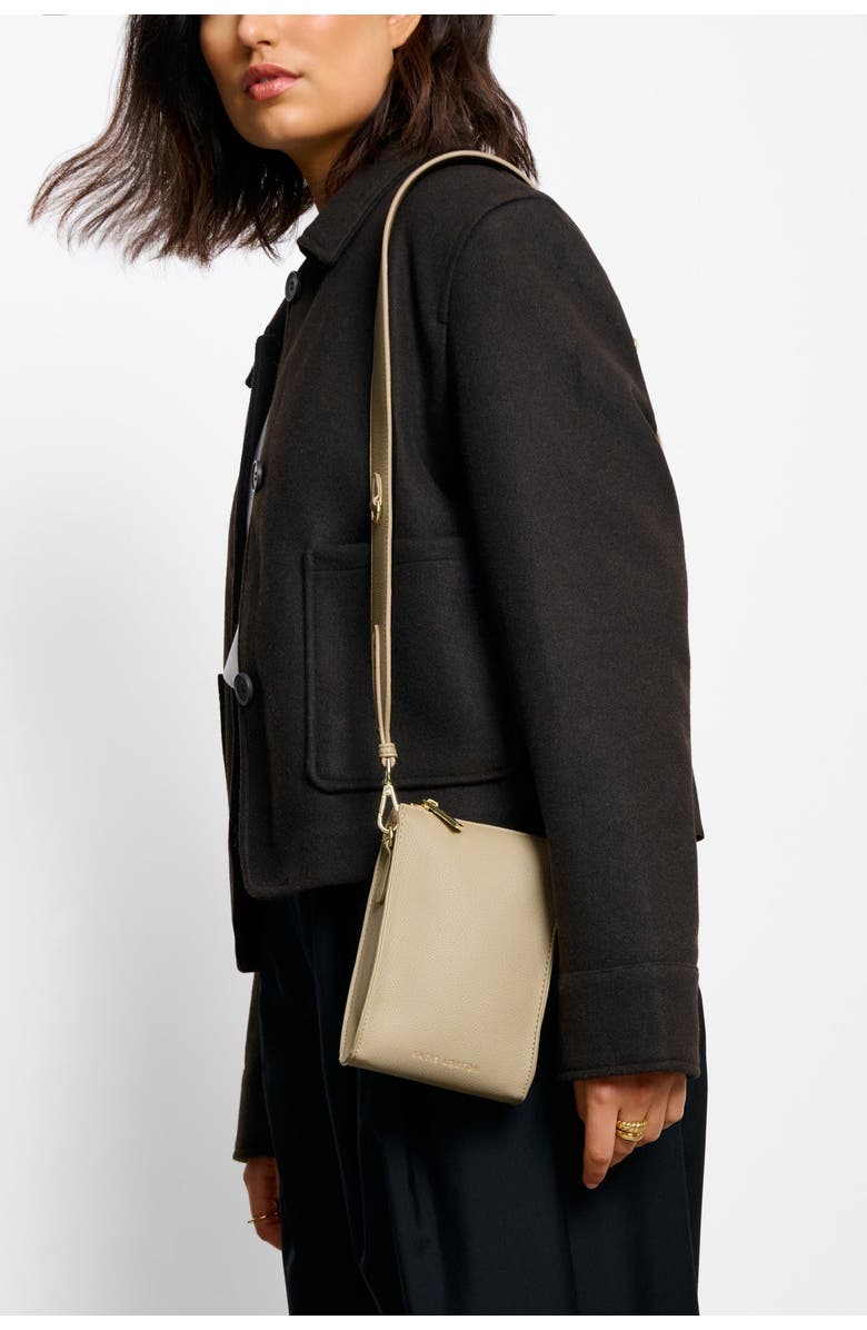 Katie Loxton Avery Slim Crossbody Bag in Light Taupe, Alternate, color, Light Taupe