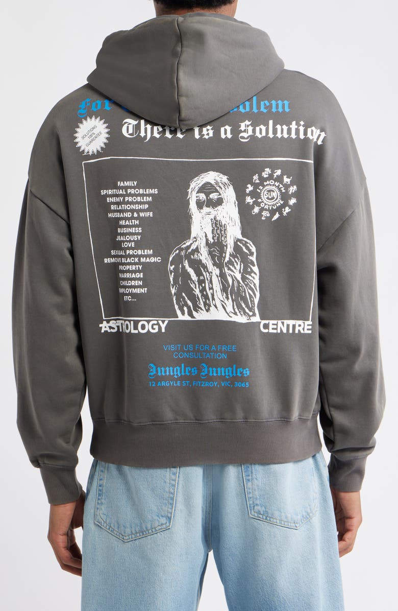 JUNGLES Solutions Cotton Blend Hoodie, Alternate, color, Grey