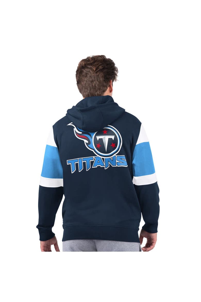 Men's Starter Navy Tennessee Titans Extreme Full-Zip Hoodie, Alternate, color, Navy