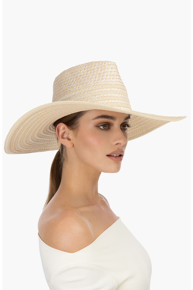 Sea La Vie Straw Sun Hat, Alternate, color, CREAM