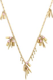OLIVIA WELLES Fringe Fantasy Necklace
