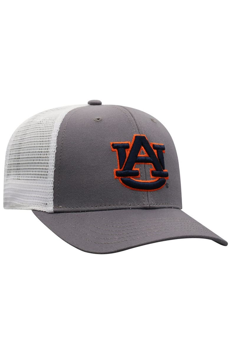 TOP OF THE WORLD Men's Top of the World Gray Auburn Tigers Trucker Adjustable Hat, Alternate, color, 