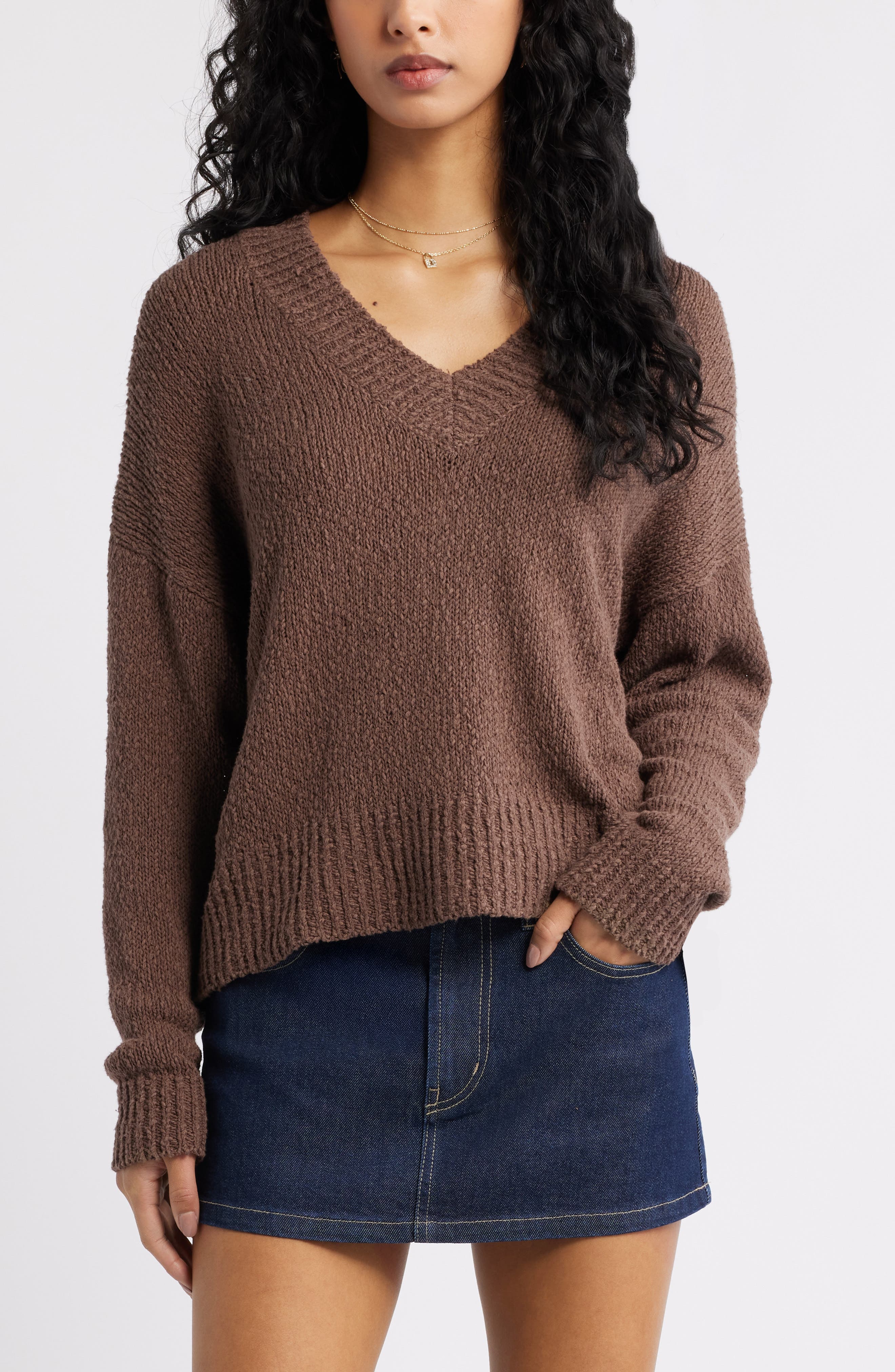 Oversize V-Neck Sweater