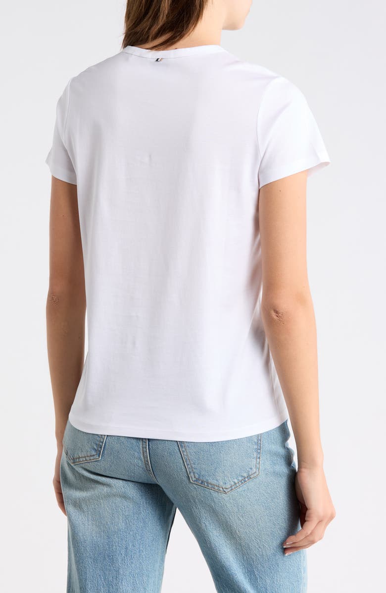 BOSS Eventsa Logo Slim T-Shirt, Alternate, color, Wht