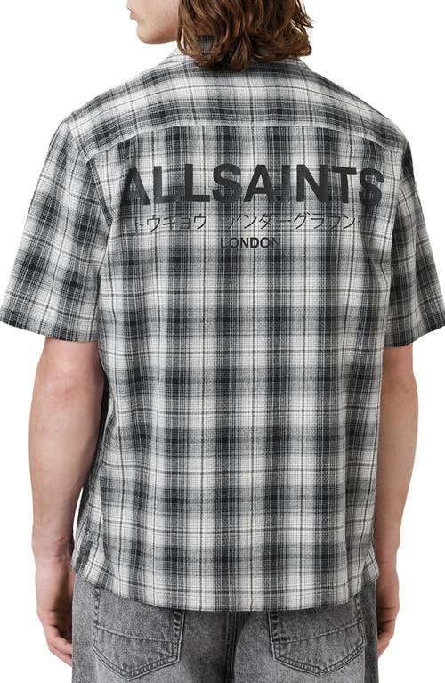 Allsaints Undermono Plaid Button-up Shirt