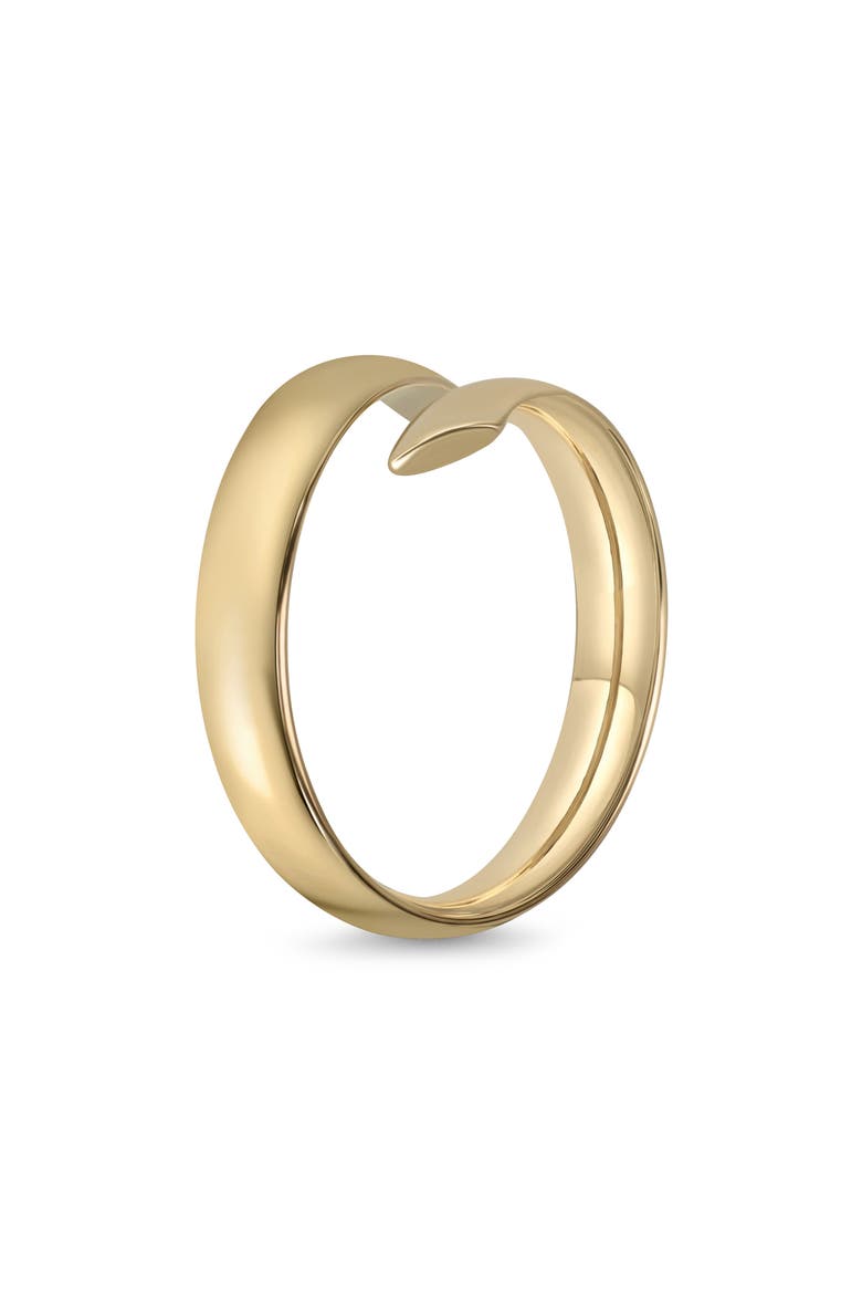 14K Gold Beveled Edge Bypass Ring, Alternate, color, 14K YELLOW GOLD