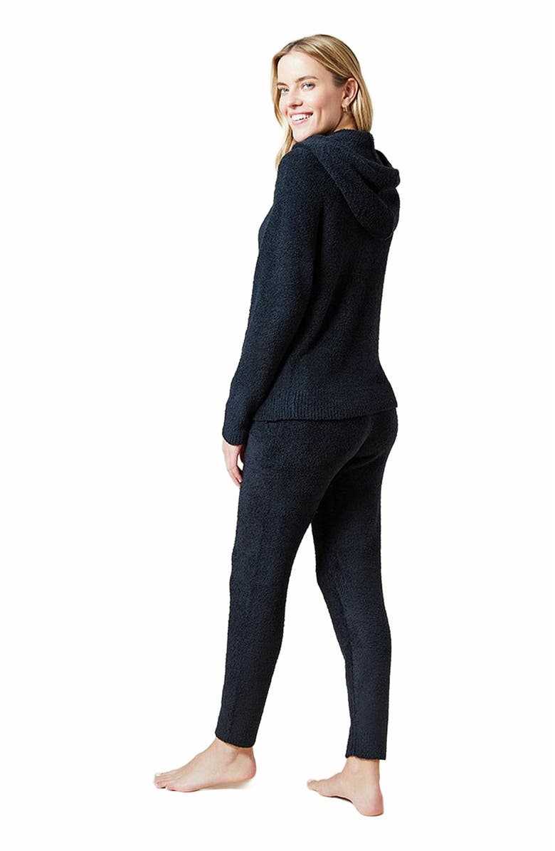 Softies Solid Marshmallow Hoodie and Jogger Lounge Set, Alternate, color, 