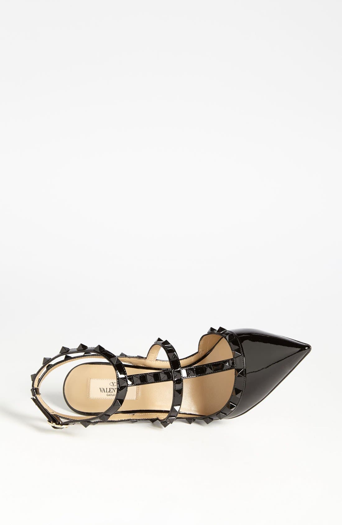 'Punkouture Rockstud' Pump, Alternate, color, BLACK