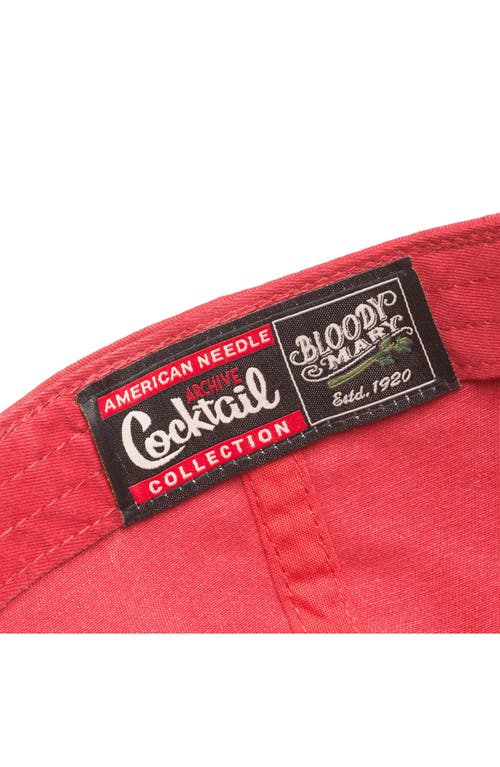 AMERICAN NEEDLE AMERICAN NEEDLE ARCHIVE BLOODY MARY BASEBALL CAP 