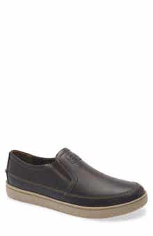 Clarks® <p>Hodson Step Leather Slip-On Sneaker (Men)</p>
