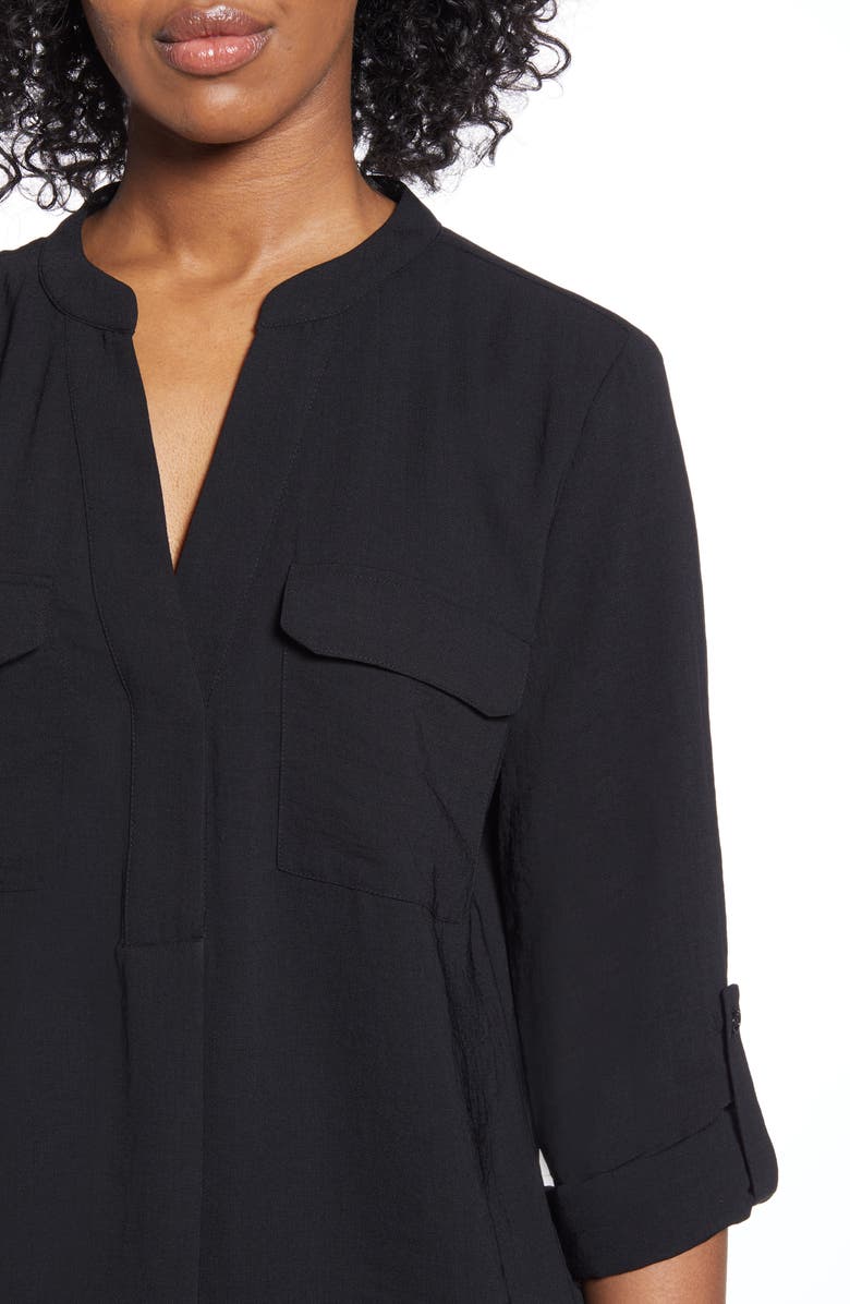 Vince Camuto Matte Rumple Blouse, Alternate, color, 