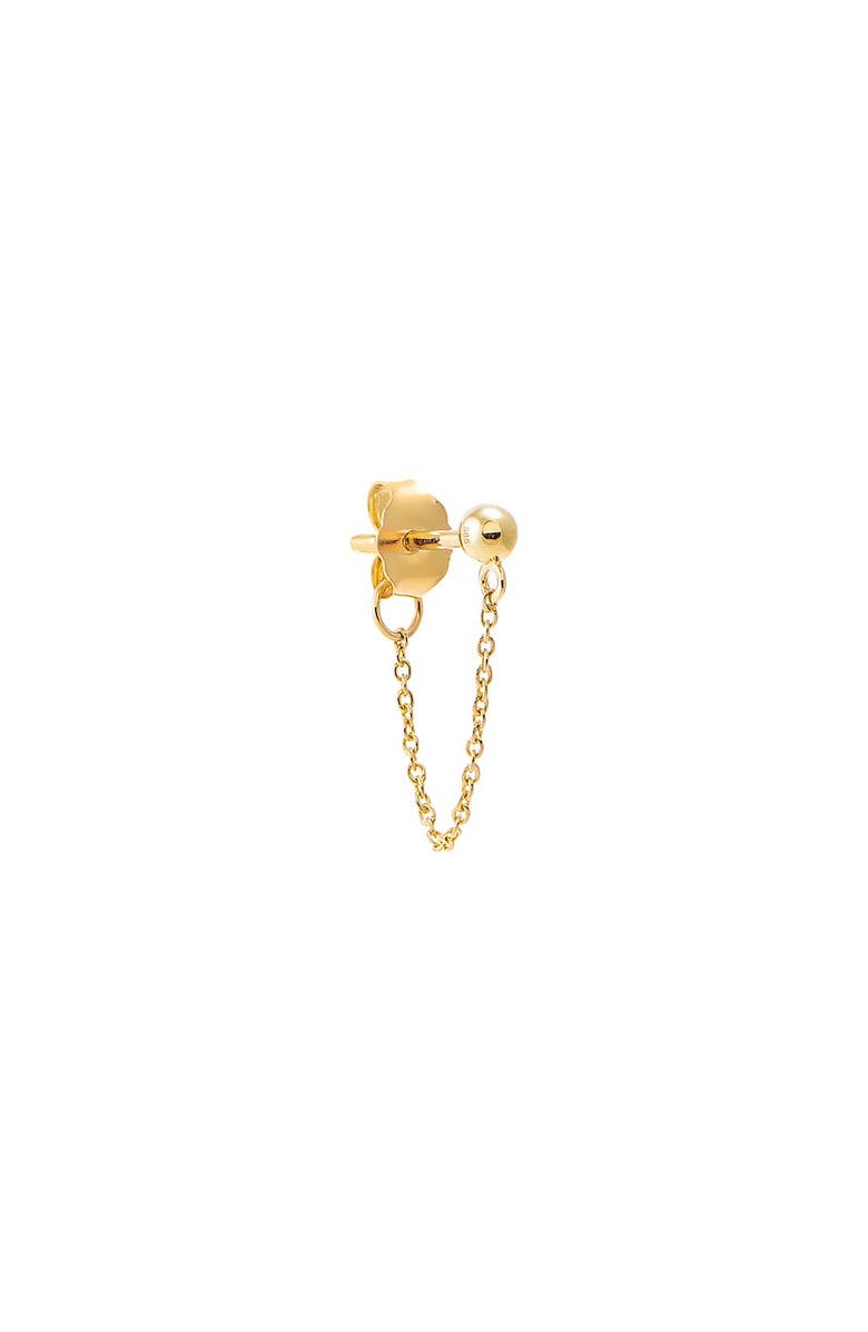 BY ADINA EDEN Front Back Chain Stud Earring 14K, Main, color,
