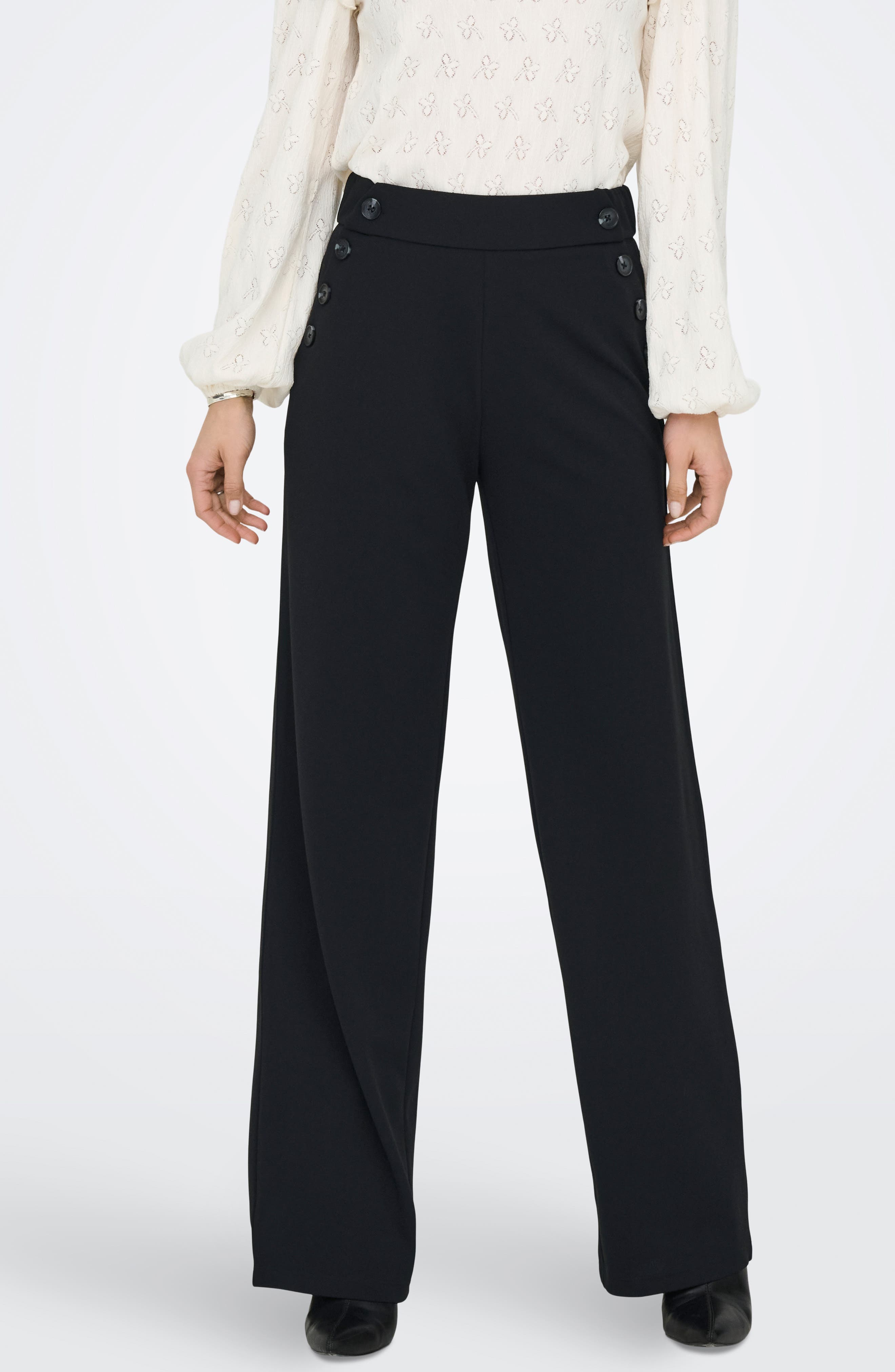 Rina Button High Waist Pants - image 3