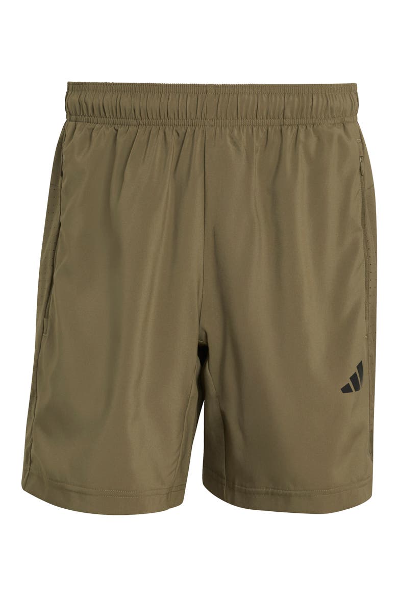 Essentials Training Shorts, Alternate, color, OLIVE STRATA