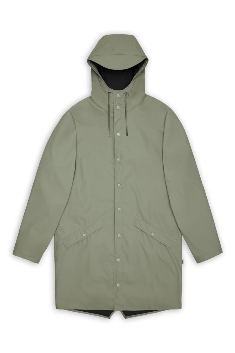 Waterproof Longline Jacket, Main, color, DRIFT