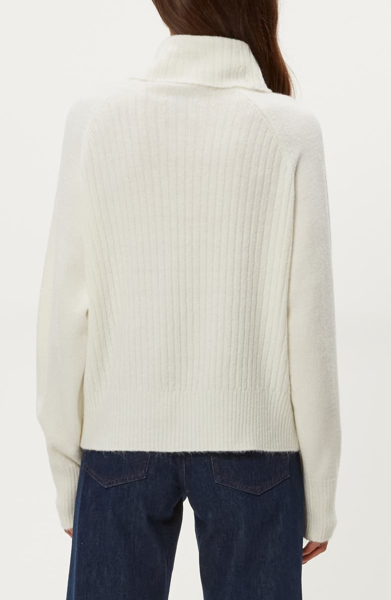 Michael Stars Storm Rib Turtleneck Sweater, Alternate, color, Ivory