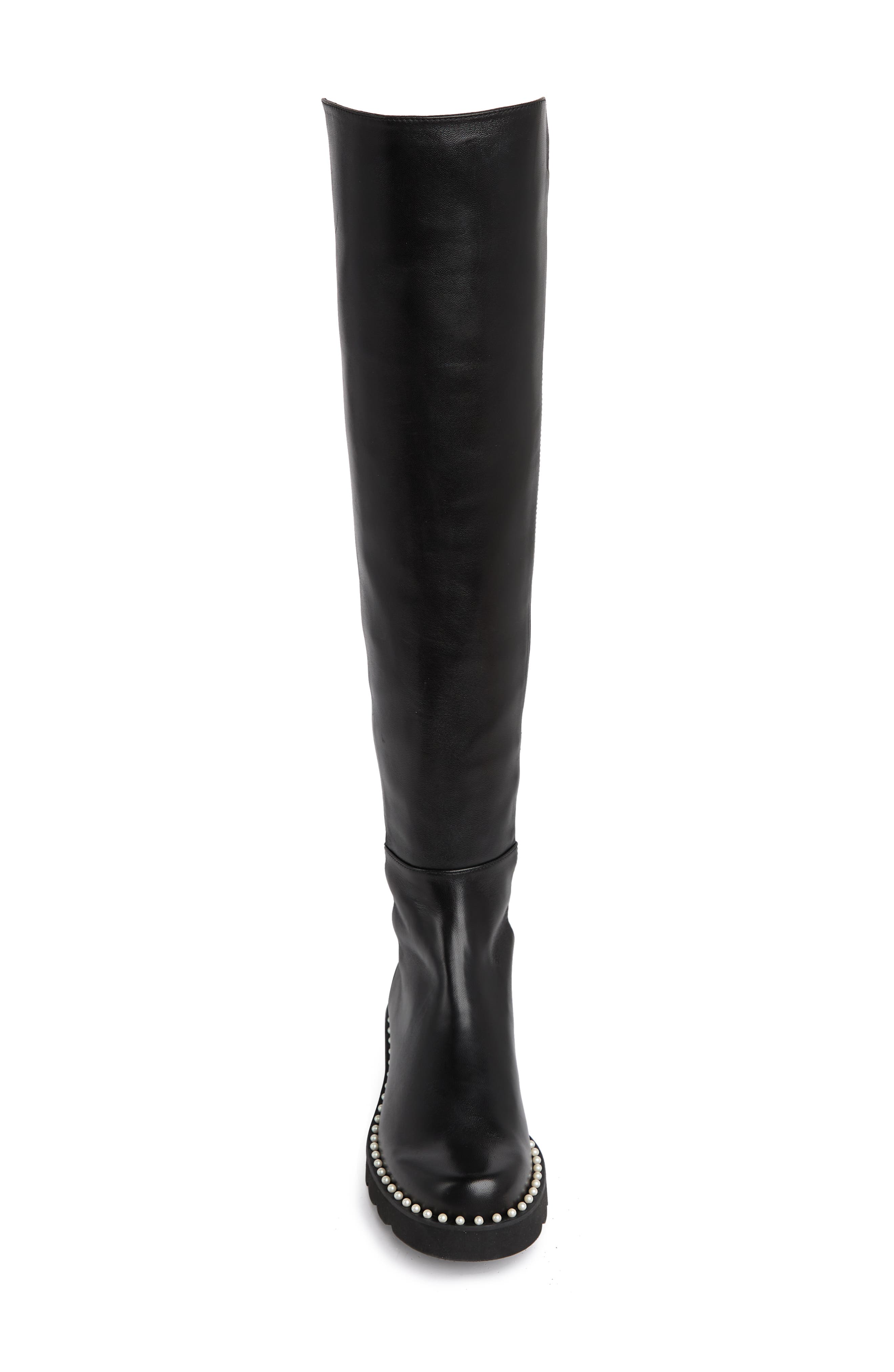Stuart Weitzman 5050 Faux Pearl Tall Boot, Alternate, color, 