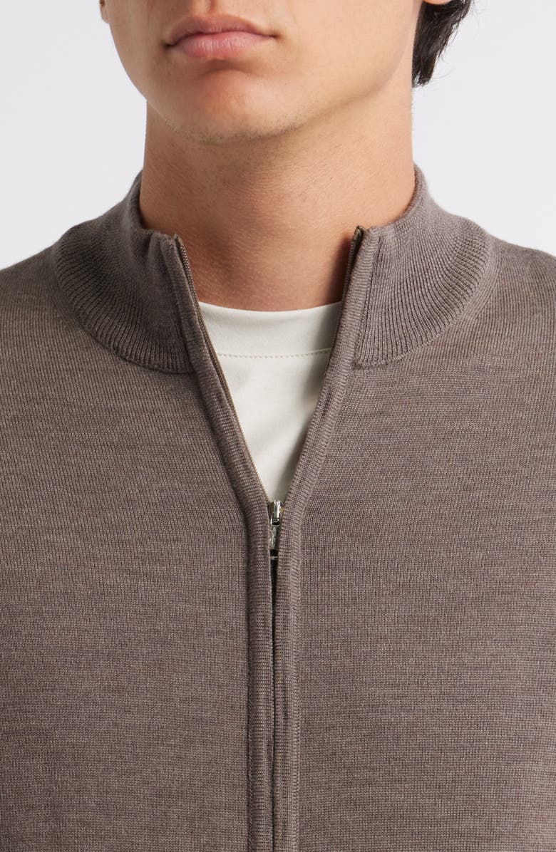Aurélien Cashwool<sup>®</sup> Full Zip Sweater, Alternate, color, Ash Grey