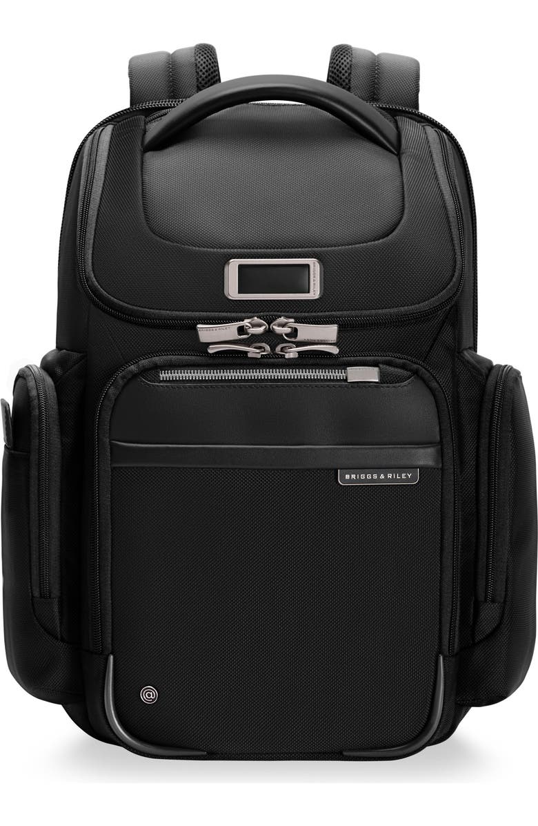 Briggs & Riley @Work Medium Widemouth Backpack, Main, color, Black