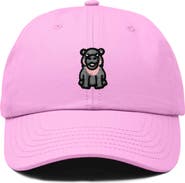 Dalix Hippo Embroidered Adjustable Hat