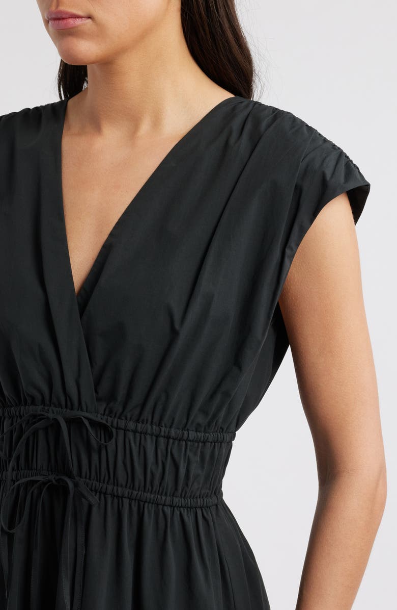 Rails Lucia Tiered Cotton Blend Midi Dress, Alternate, color, Black Eyelet