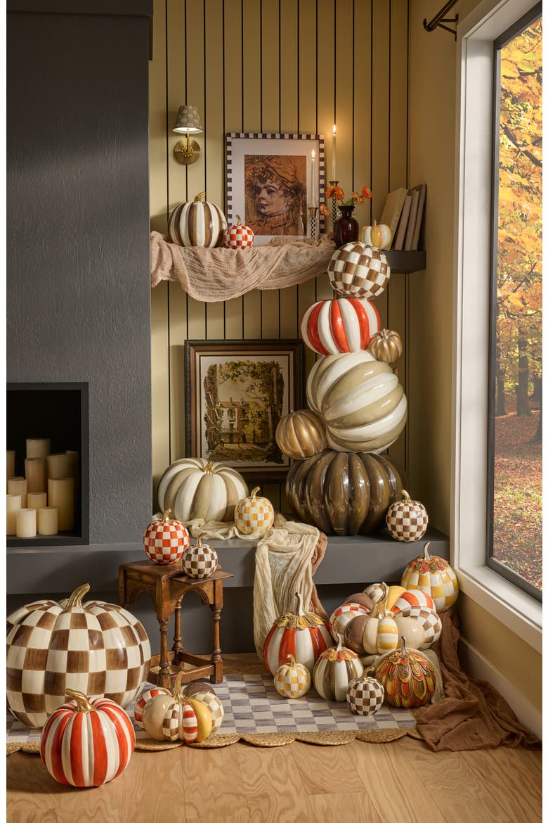 Harvest Glow Pumpkin Topiary, Alternate, color, MULTI