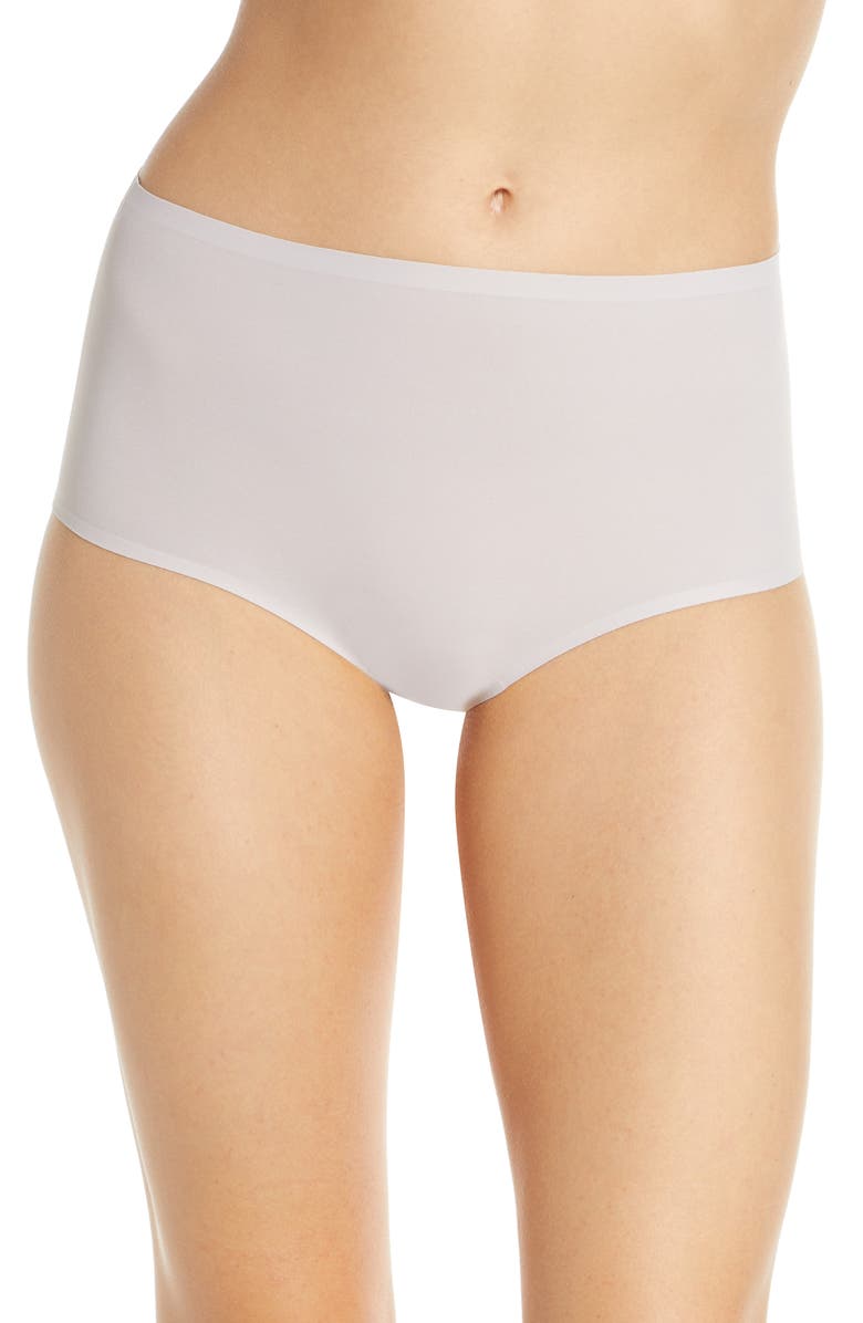 Chantelle Lingerie Soft Stretch High Waist Briefs, Main, color, Stone