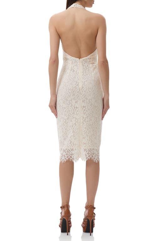 AFRM AFRM HANSON LACE HALTER DRESS