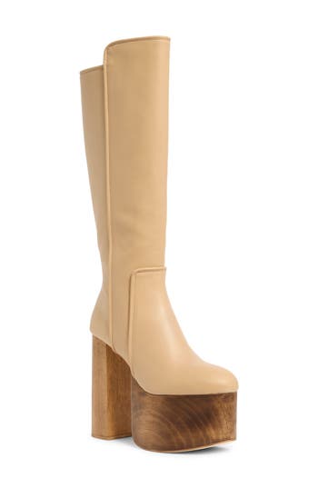 Cult Gaia Willow Boot In Sand