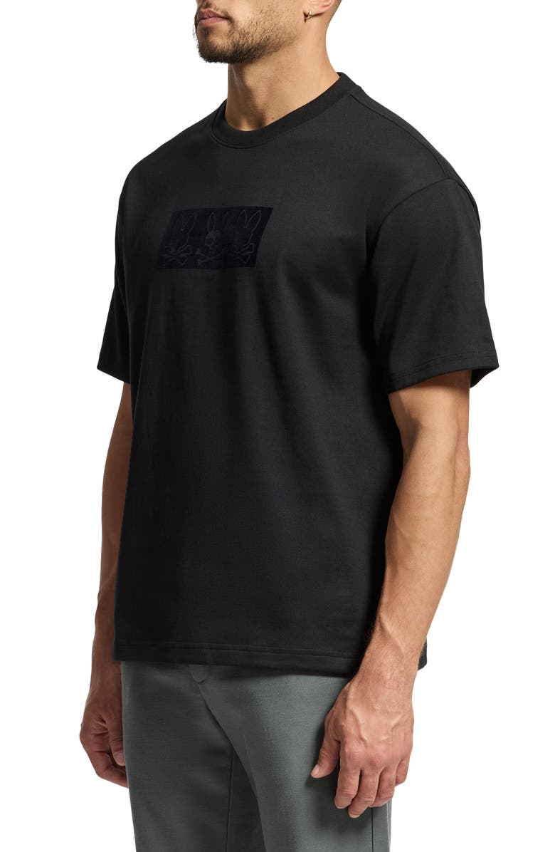 Psycho Bunny Romeo Relaxed Heavyweight Cotton Graphic T-Shirt, Alternate, color, 