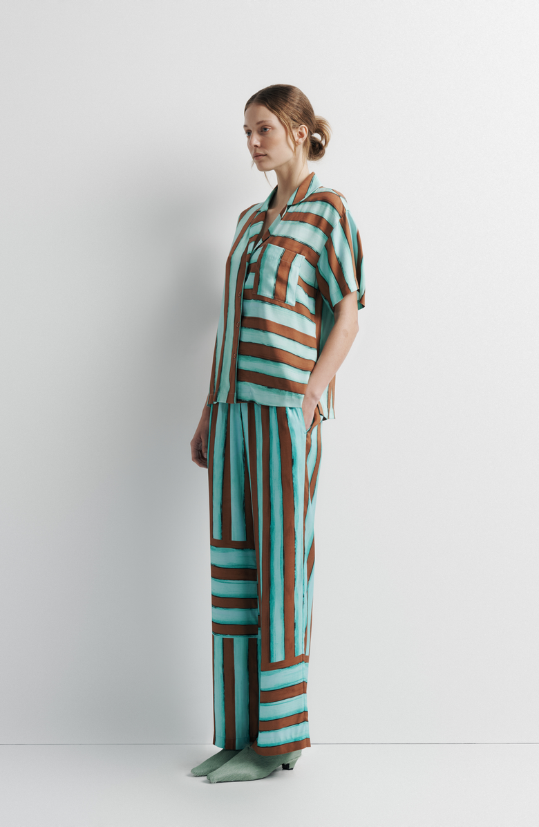 Romy Reese Shirt, Alternate, color, Candy Stripe