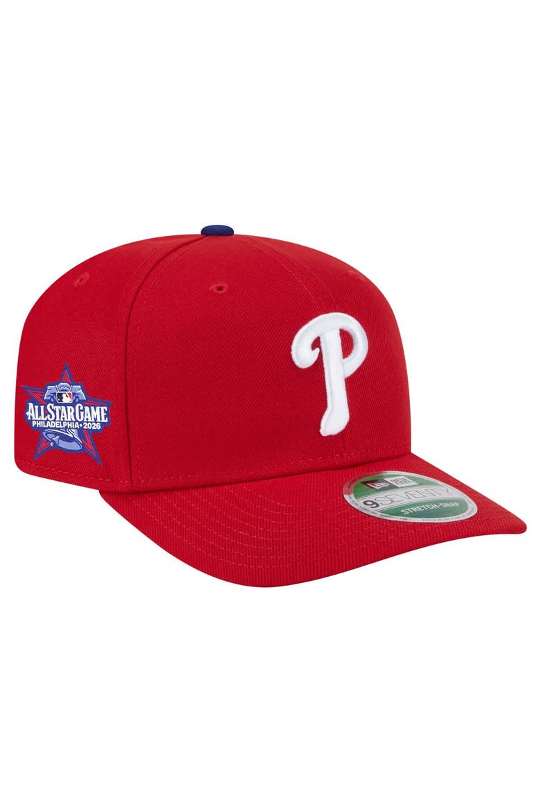 Men's New Era  Red Philadelphia Phillies 2026 All-Star Game Side Patch 9SEVENTY Adjustable Hat, Main, color, Red