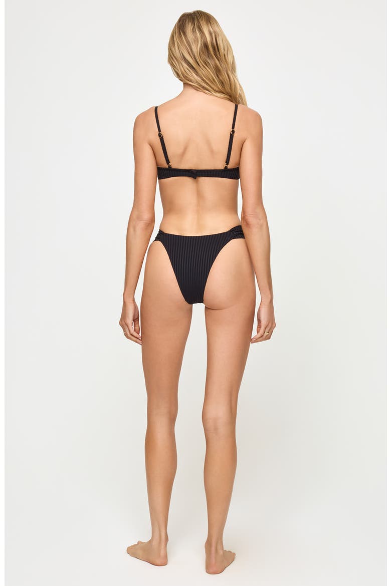 Dolce Bitsy Bikini Bottoms, Alternate, color, BLACK