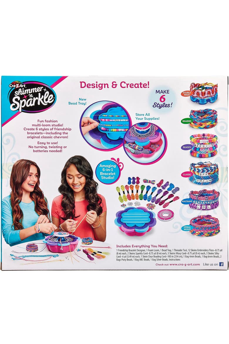 Shimmer And Sparkle Ultimate Friendship Bracelet Maker, Alternate, color, Multicolored
