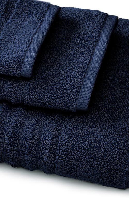 Woven & Weft Combed Cotton 6-piece Towel Set In Blue