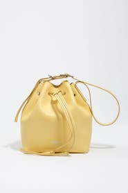 Bimba y Lola Large leather Carlino bucket bag