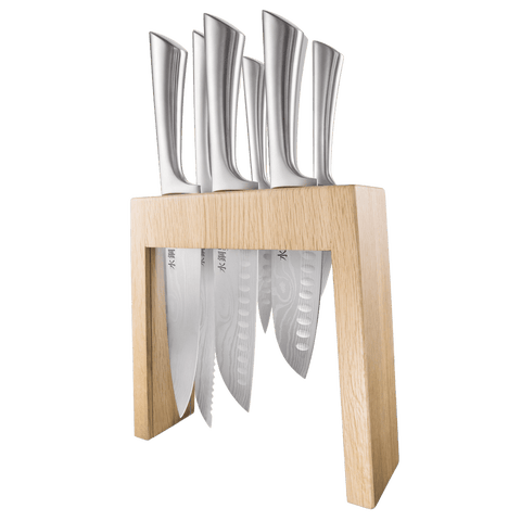 Damashiro® Mizu 7-Piece Knife Block