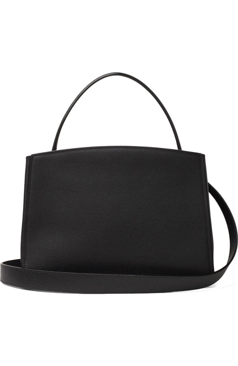 Valextra Medium Brera Leather Top Handle Bag, Alternate, color,