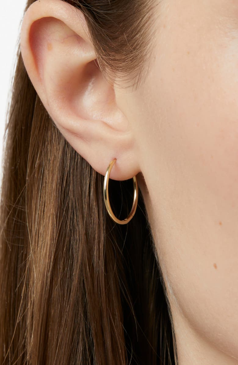 Ana Luisa Large Gold Hoop Earrings - Gold Hoops Medium, Alternate, color,