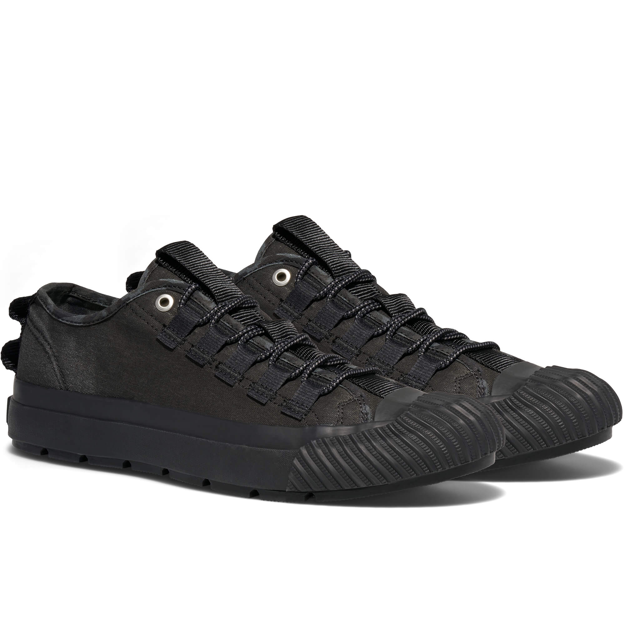 Grounder Low-Top Sneaker, Alternate, color, Black-Black