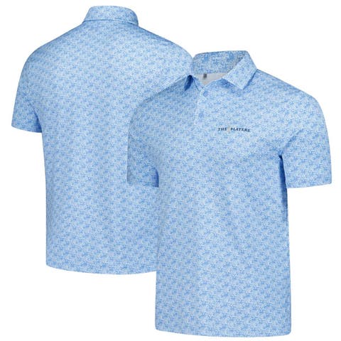 Men's Under Armour  Blue THE PLAYERS Playoff 3.0 Golden Eagle Polo